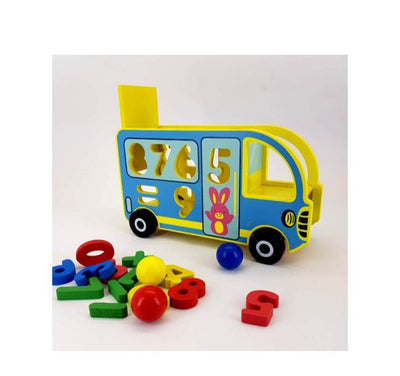 Wooden Bus Shape Sorter_0